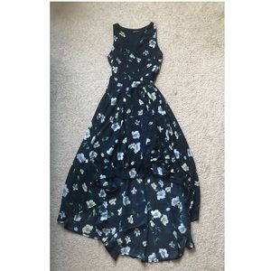 Floral High-Low Showpo Wrap Dress.